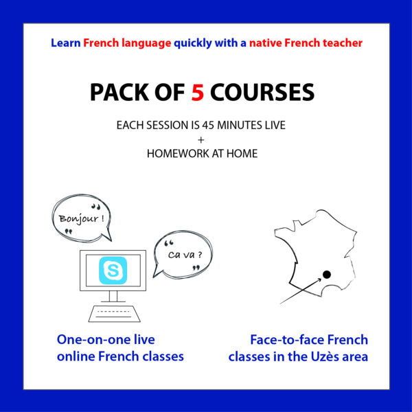 5 French courses