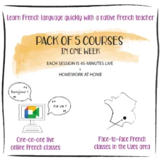 5 courses to learn French in one week