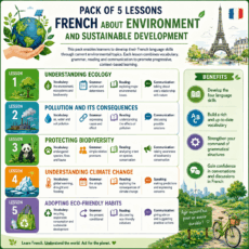 French courses about environnement and sustainability