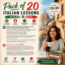 20-lesson course - Italian Regular Program