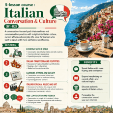 5-lesson course - Italian Conversation & Culture (B1-B2)